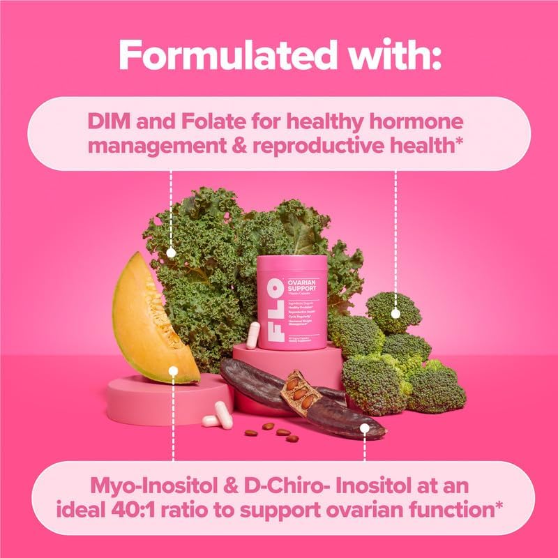O Positiv FLO Ovarian Health Support - Hormone Balance for Women - 30 Servings