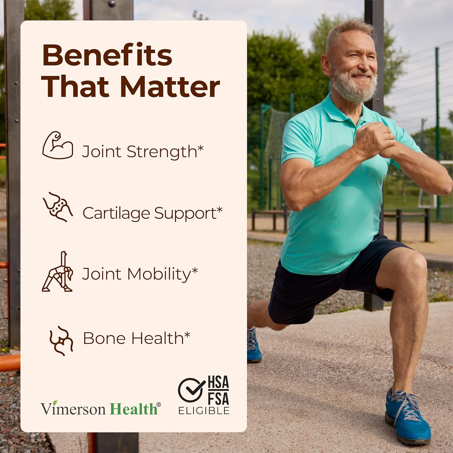 Glucosamine Chondroitin MSM – Joint Support Supplement for Women and Men with Glucosamine Sulfate 1500 mg