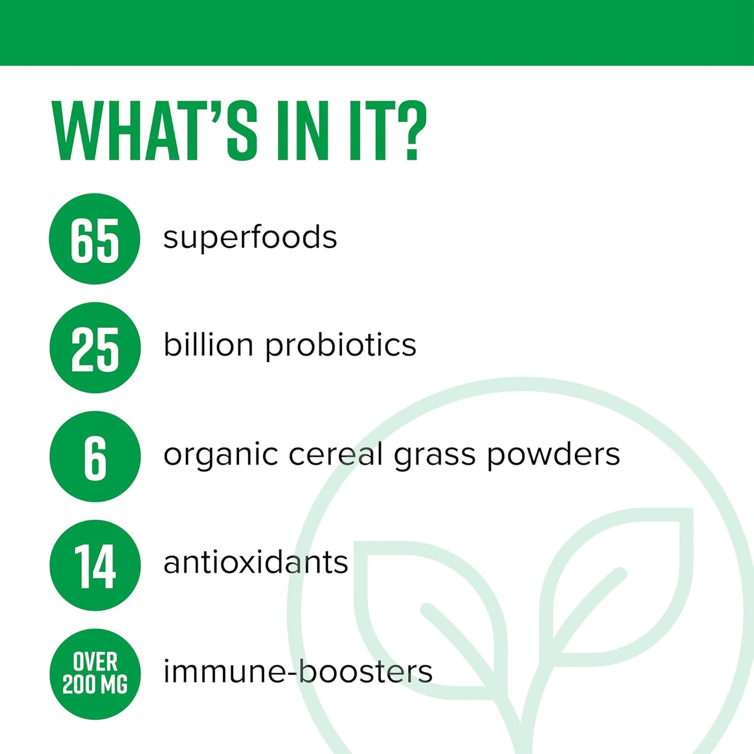 Vibrant Health, Green Vibrance, Includes 65 Plant-Based Superfoods, 25 Billion Probiotics, 30 Servings