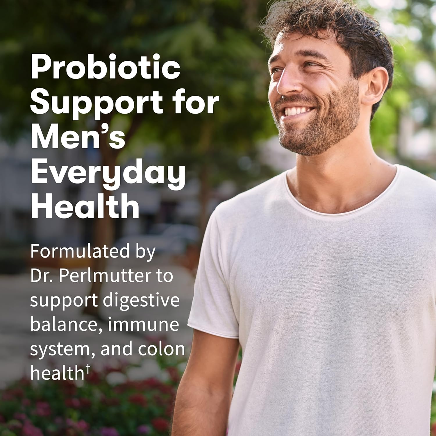 Garden of Life Probiotics for Men, Dr Formulated 50 Billion CFU 15 Probiotics for Digestive Health, 30 Capsules