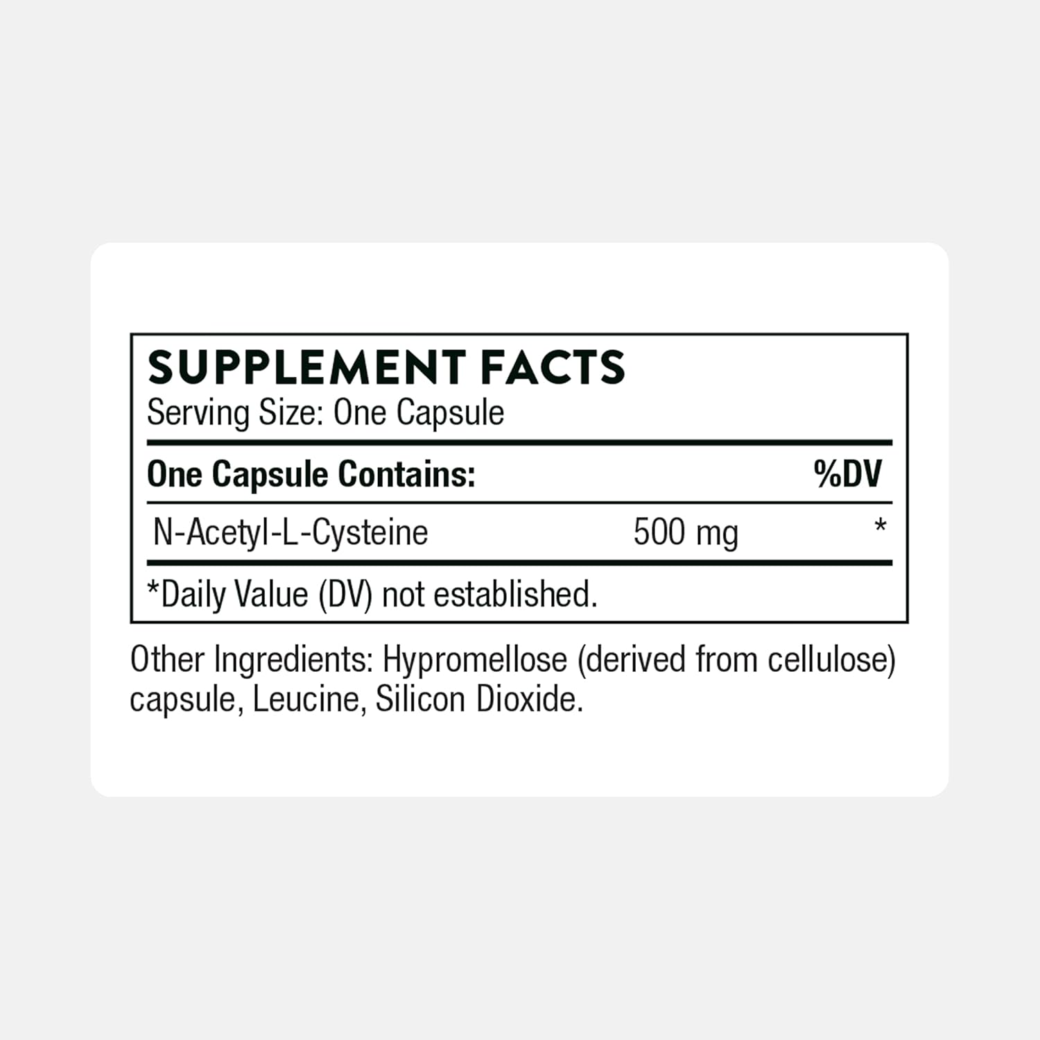THORNE - NAC - N-Acetylcysteine - 500mg - Supports Respiratory Health & Immune Function - 90 Servings