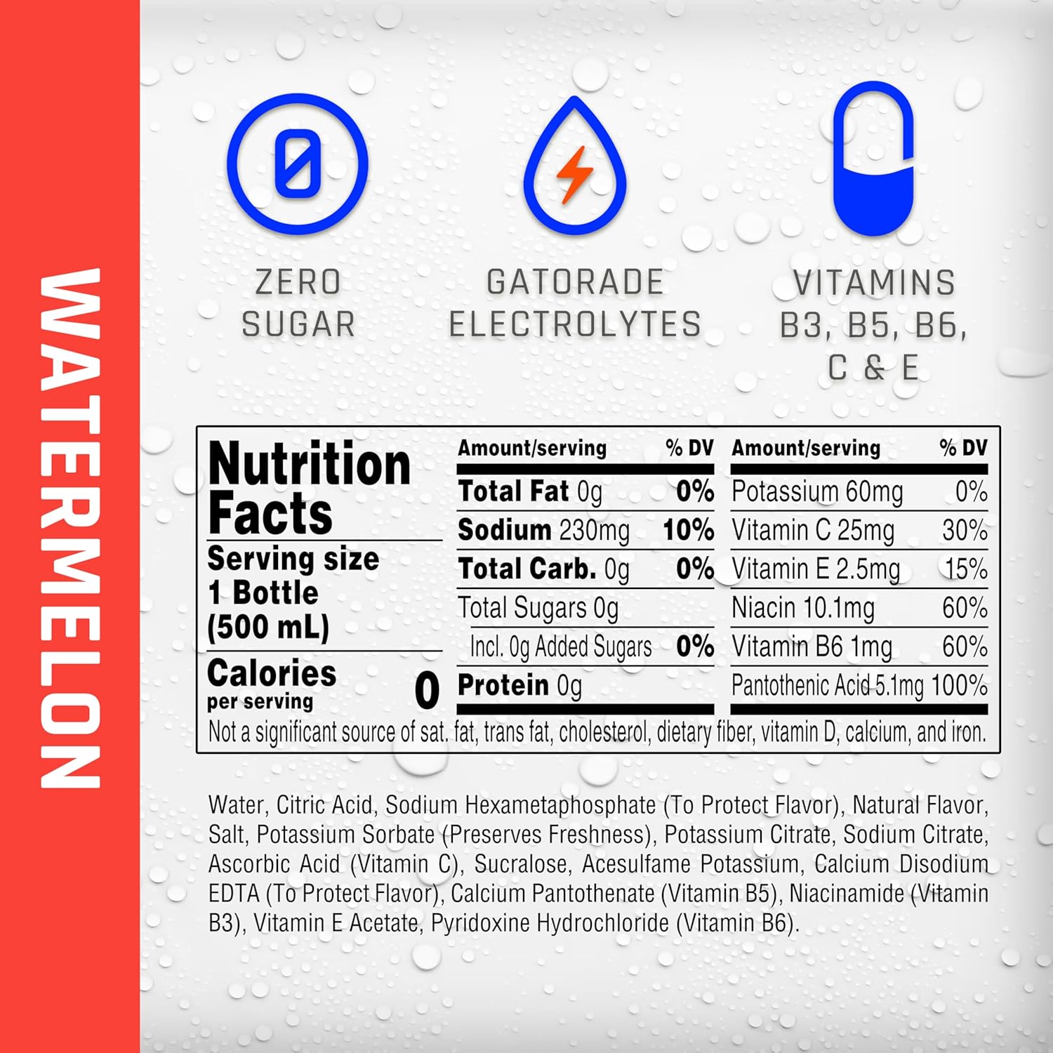 Propel Electrolyte Enhanced Water Sports Drink, Watermelon Flavored Water, 16.9 fl oz Water Bottles (12 Pack)