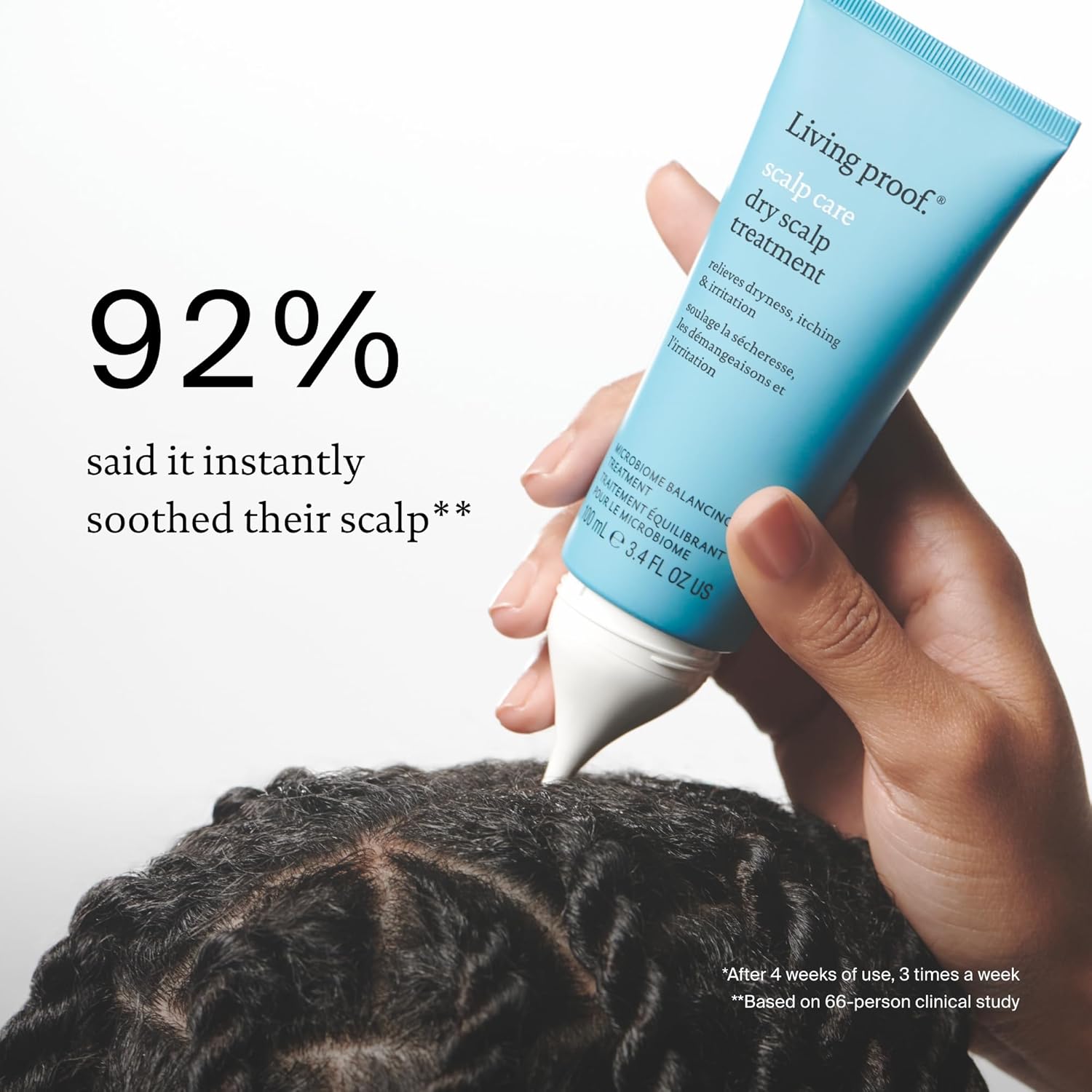 Living Proof Scalp Care Dry Scalp Treatment – Soothes Flaking, Itching, Hydrates, Absorbing Formula, 3.4 oz