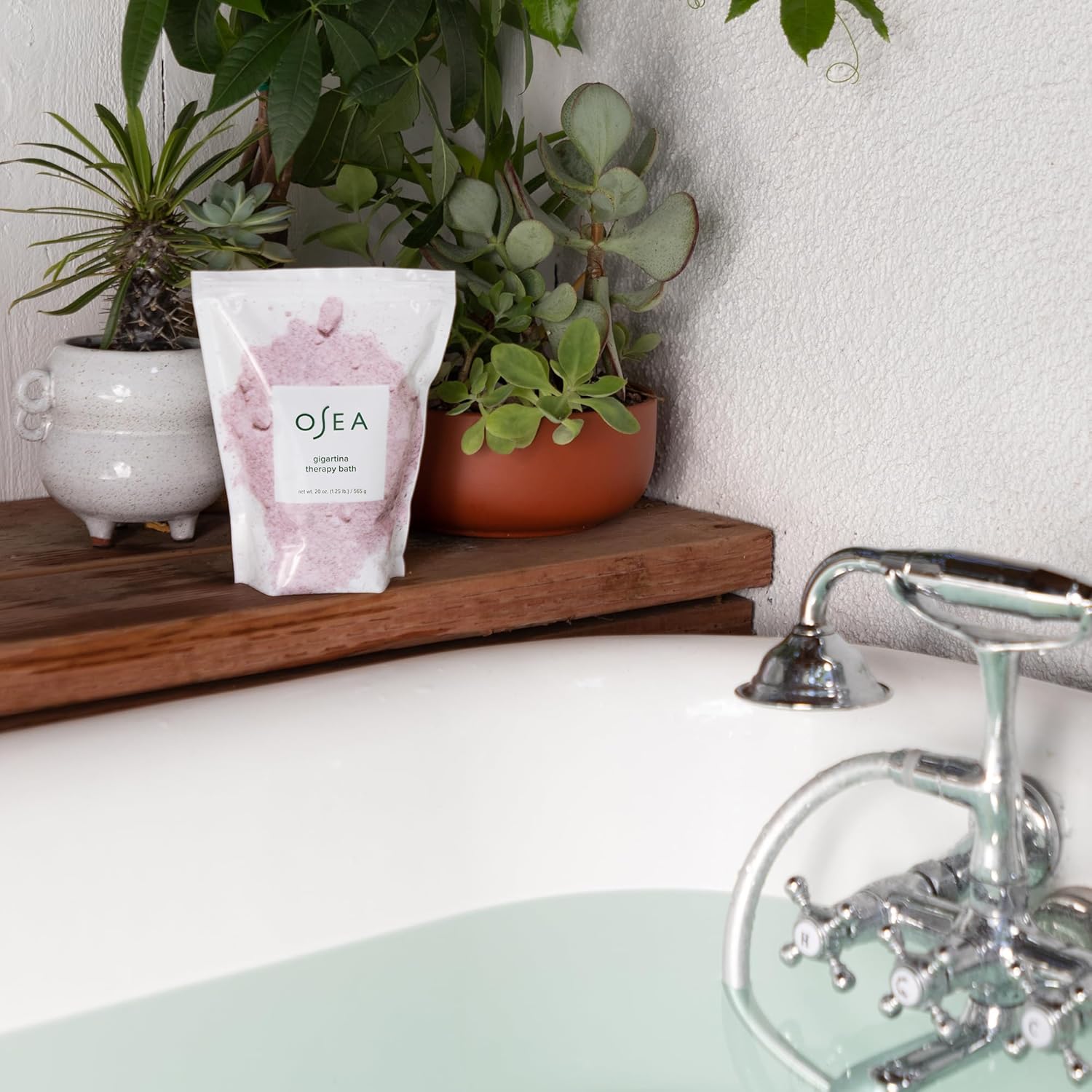 OSEA Gigartina Therapy Bath Soak 20 oz - Made with Gigartina - Luxurious Bath Salts for Women