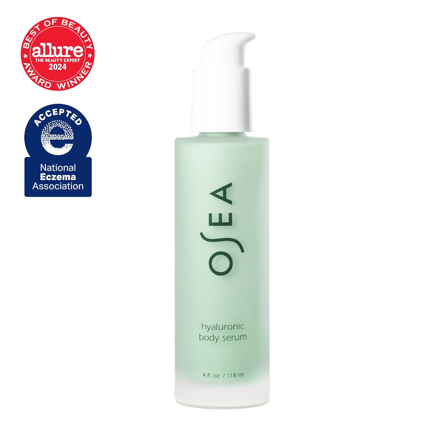 OSEA Hyaluronic Body Serum - 4oz - Fragrance-Free, Hypoallergenic & National Eczema Association Approved