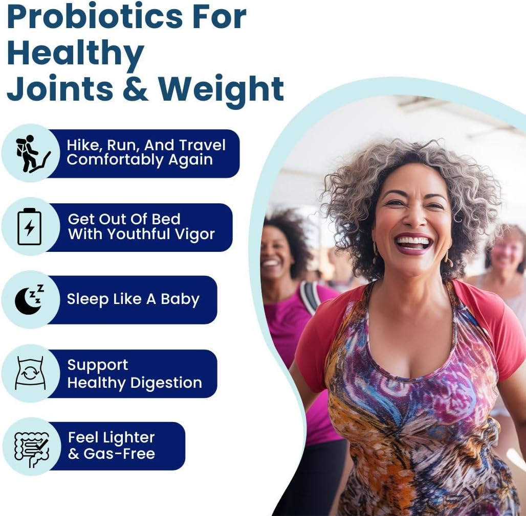 BB Company Provitalize | Probiotics for Women Digestive Health, Menopause, Joint Support | Sexy Midsection Curves, 60 Ct