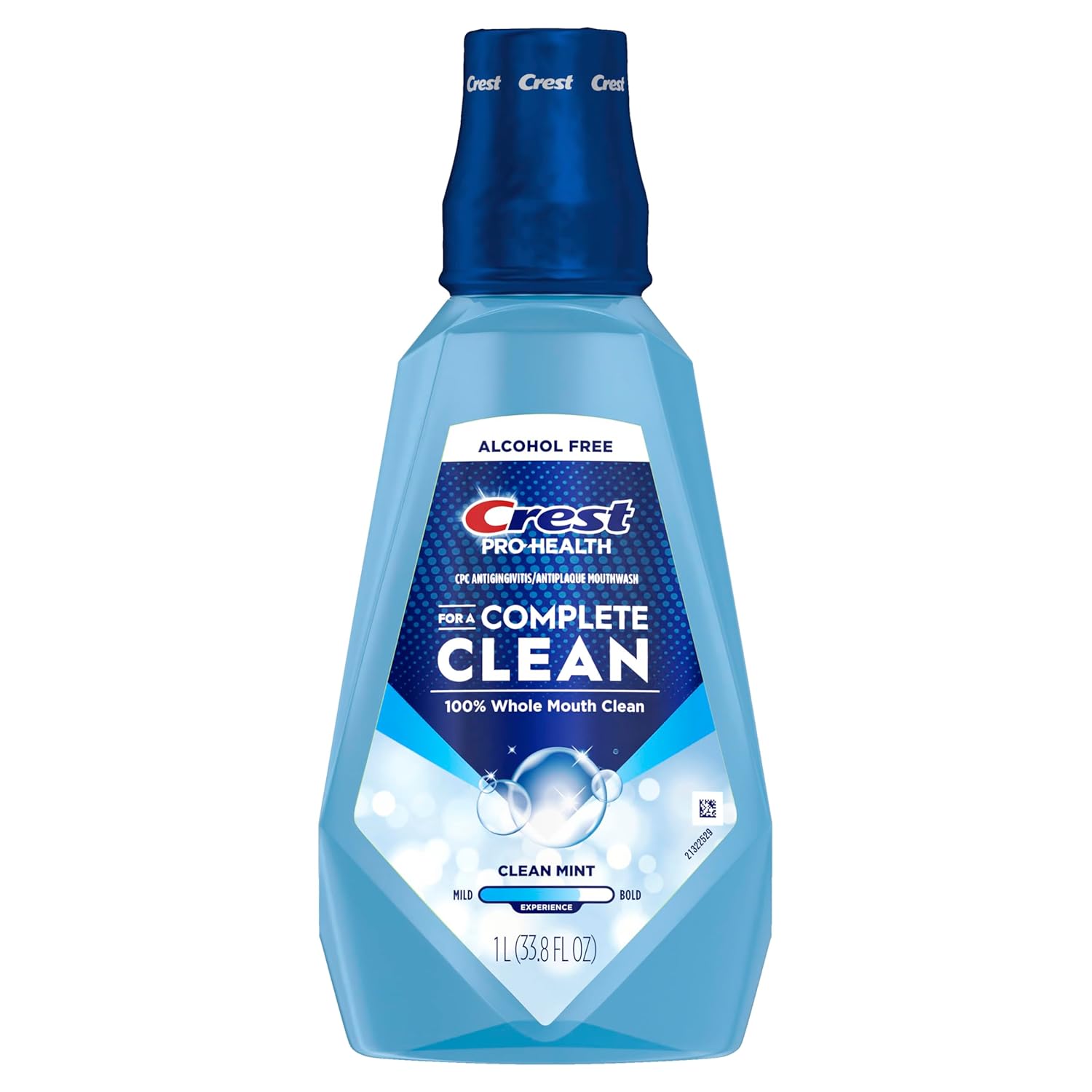 Crest Pro-Health Multi-Protection Mouthwash with CPC, Clean Mint, 1L (33.8 fl oz), Crest Mouthwash, Gingivitis Treatment