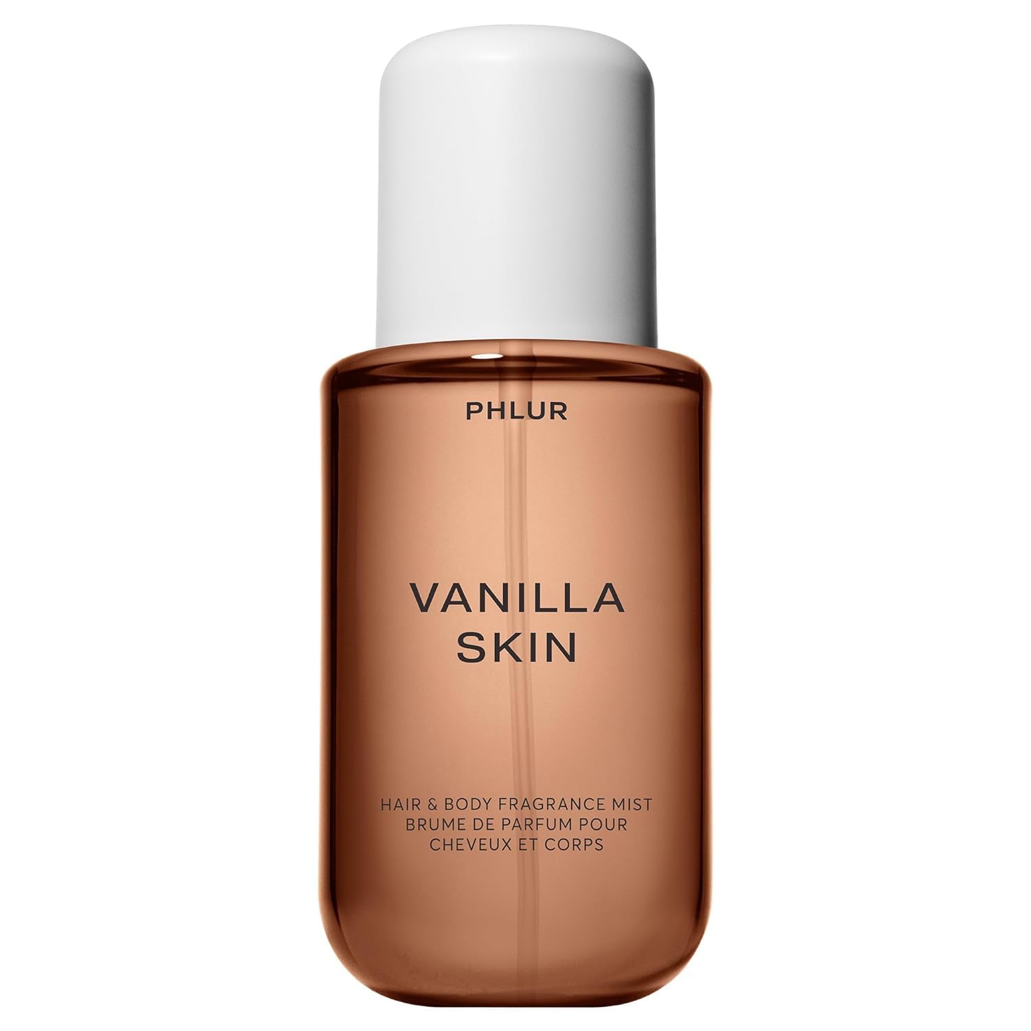 PHLUR Vanilla Skin Body Mist, 8 Fl Oz - Hair and Body Perfume for Women, Vanilla Perfume Body Spray with Pink Pepper