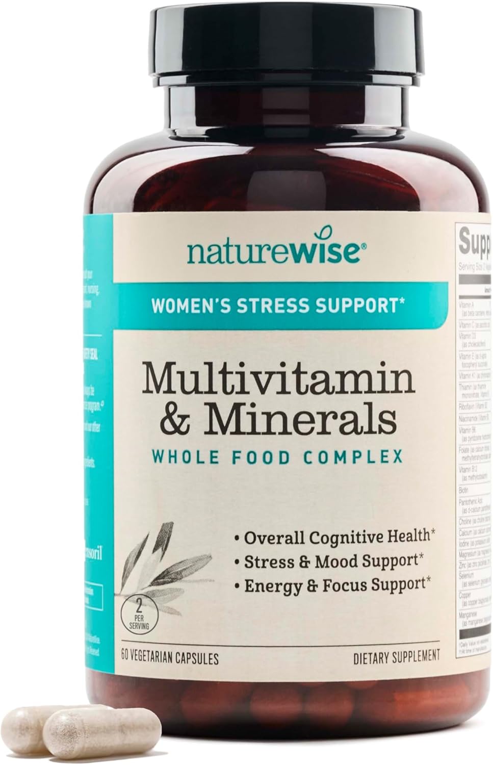 NatureWise Multivitamin and Minerals  Whole Food Complex 60 Cap