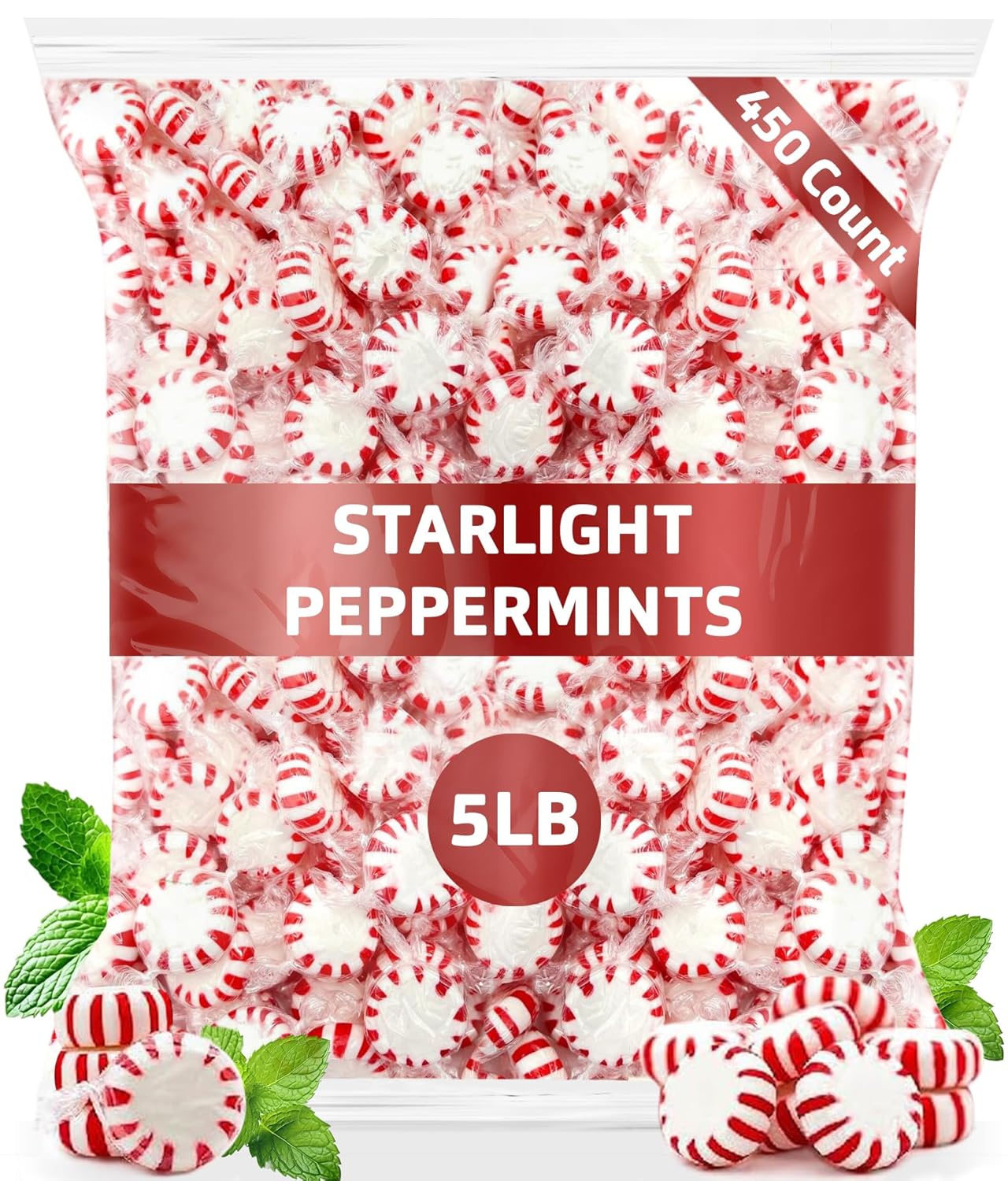 Bulk Starlight Peppermints Hard Candy 5lbs