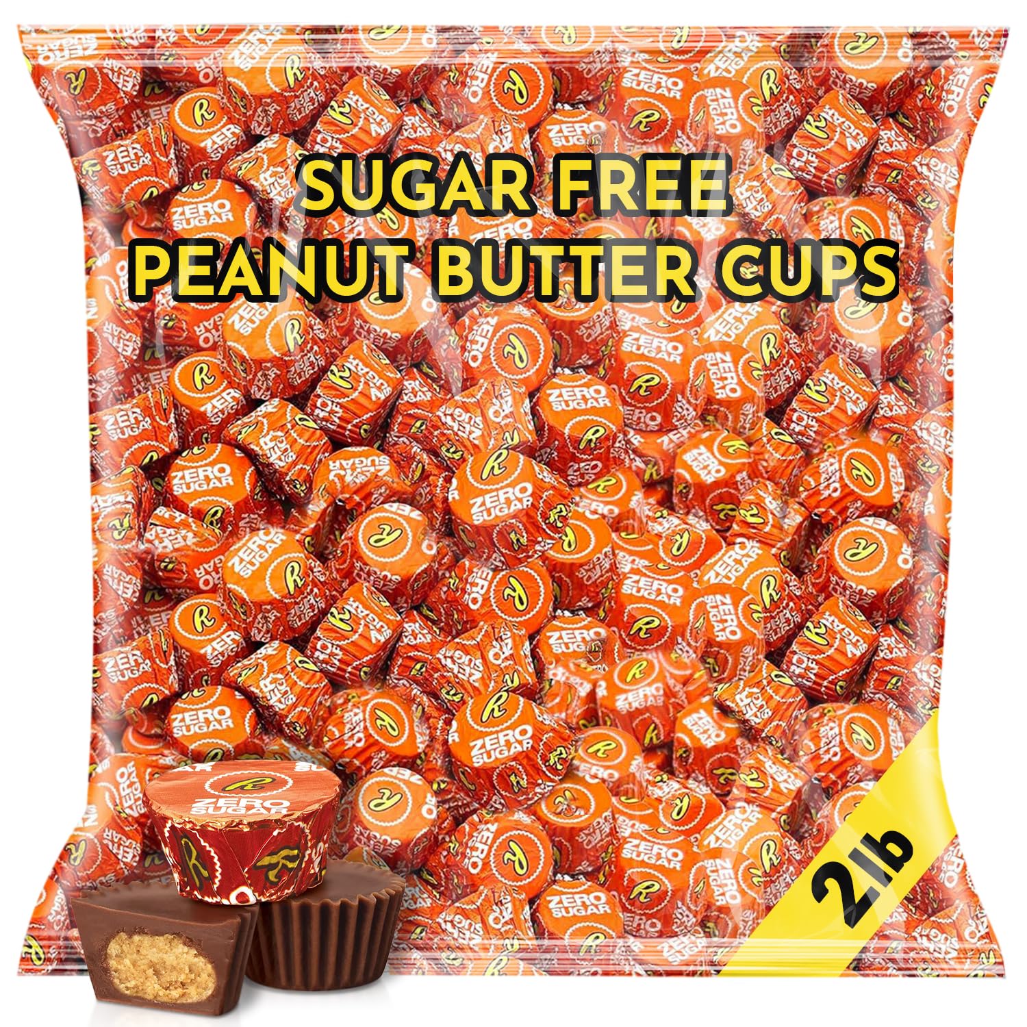 Zero Sugar Milk Chocolate Peanut Butter Cups 2lb